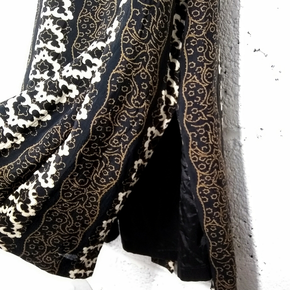 Vintage Script Small Sleeveless Lined Mini Dress With Ties - Picture 4 of 8